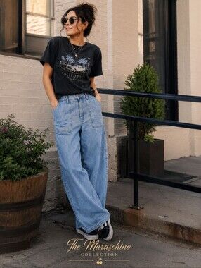 Vans Union Relaxed Wide Leg Carpenter Jeans | 27